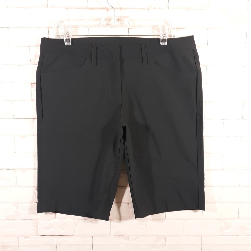 ExOfficio Hiking Shorts Womens Size 12 Waist 34 Inseam 11.5 Travel Outdoor Black